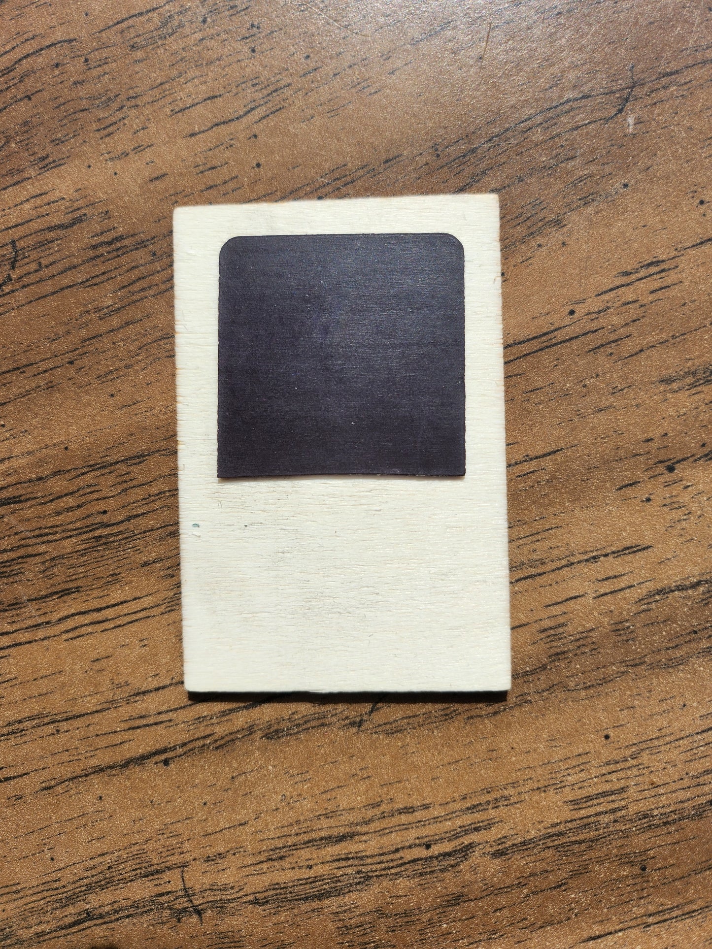 Laser engraved tarot card magnet