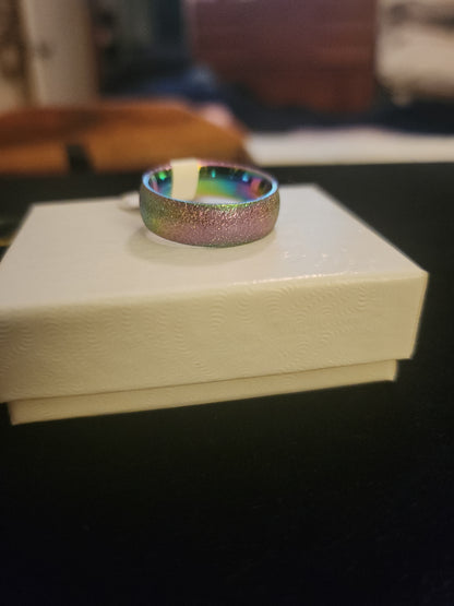 3 stainless steel rings. Size 7